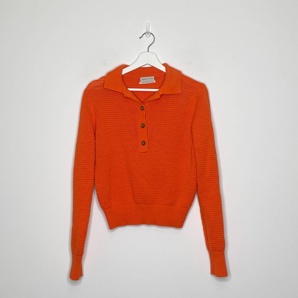 URBAN OUTFITTERS | Textured Polo Sweater | XS - Picture 3 of 6
